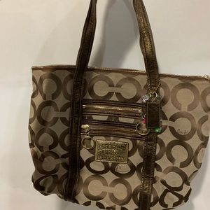 Coach Signature Poppy Tote